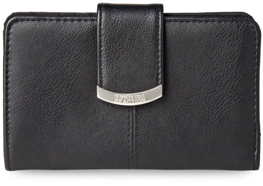 Kenneth Cole Tab Indexer 135416-855 Synthetic Wallet - Black