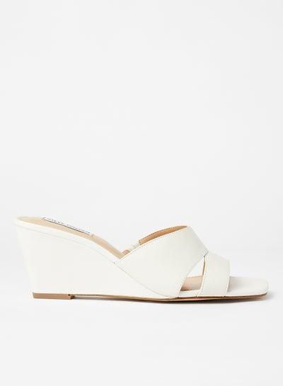 Elessia Wedge Sandals White