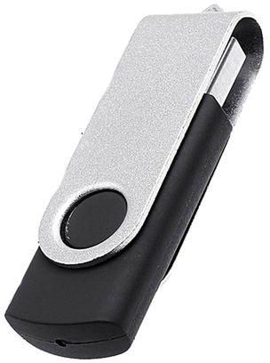 Generic 1GB/2GB/4GB/8GB/16GB USB 2.0 Swivel Flash Drive Memory Stick Pen Drive - Black