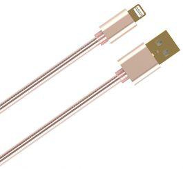 كابل لايتنينج USB لدنيو LS24، طول 1 متر- وردي