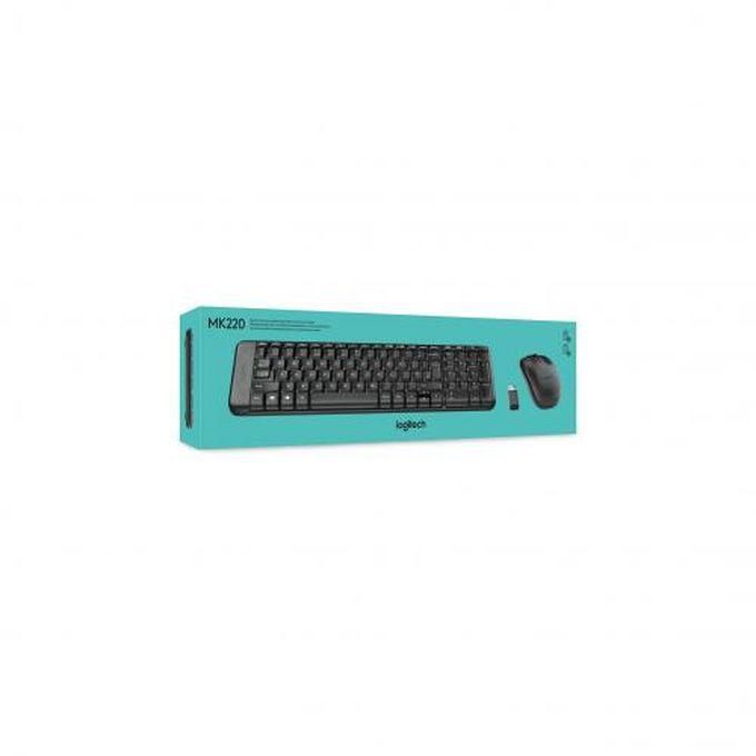 Logitech MK220 - Mouse & Keyboard Wireless Combo - Black