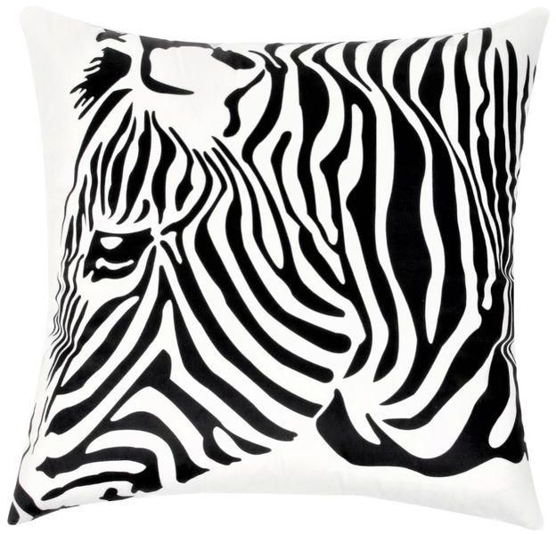 Black and White Home Decor Animal Print Decorative Throw Pillow Cover