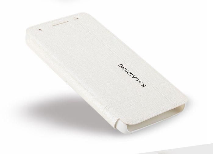 KLD Iceland Series Leather Flip Cover & Screen Guard for  Huawei Honor 3 Outdoor [White]