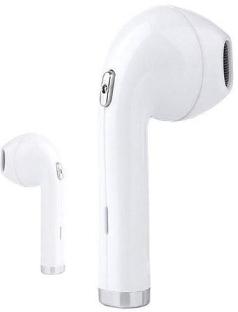 Bluetooth In-Ear Earphones With Mic Fashion Portable Wireless White