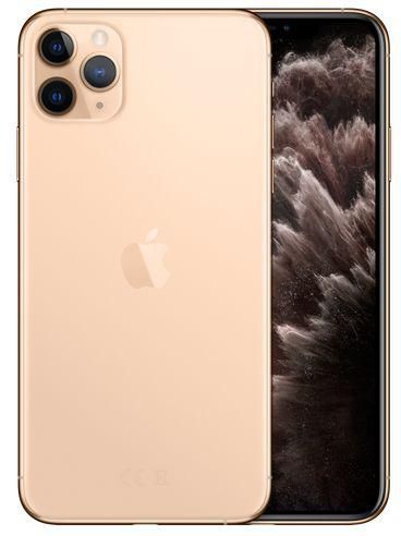 Apple iPhone 11 Pro Max with FaceTime - 64GB, 4GB RAM, 4G LTE, Gold, Single SIM & E-SIM