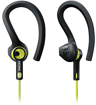Philips SHQ1400CL - ActionFit Sports Headphones - Lime Yellow