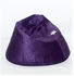 Bomba Velvet Cone Bean Bag - Purple