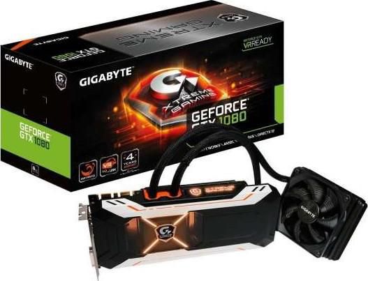 Gigabyte GeForce GTX 1080 XTREME Gaming Xtreme Gaming Waterforce 8G Video Card