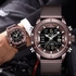 Naviforce New Watch Digital Top Luxury Man Leather Quartz Business Clock 9153S