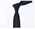 Men's Corporate Black Slim-Fit Tie- Black