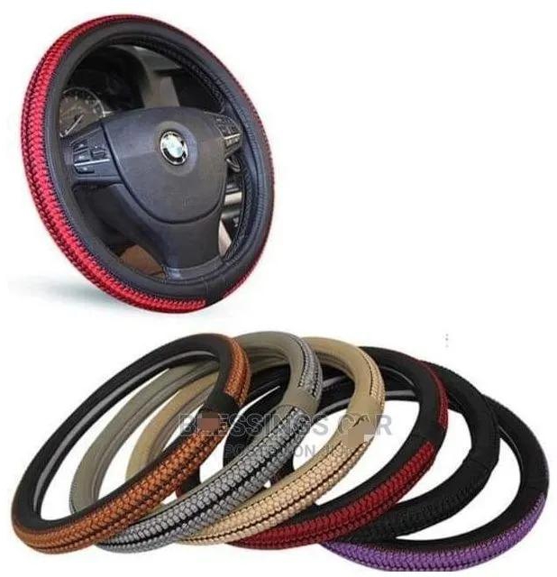 Generic Car Steering Wheel CoverDurability: Heat and cold resistant.Suitable Scope: Applicable to the most car steering wheels in the market, four seasons general, let your car tak
