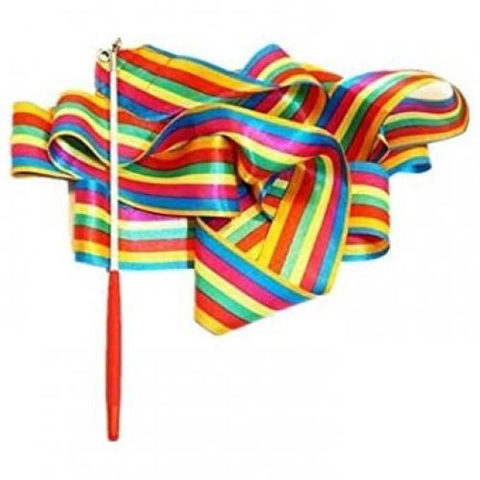 Toy Rhythmic Gymnastics Ribbon Dance Streamers - Multi Color