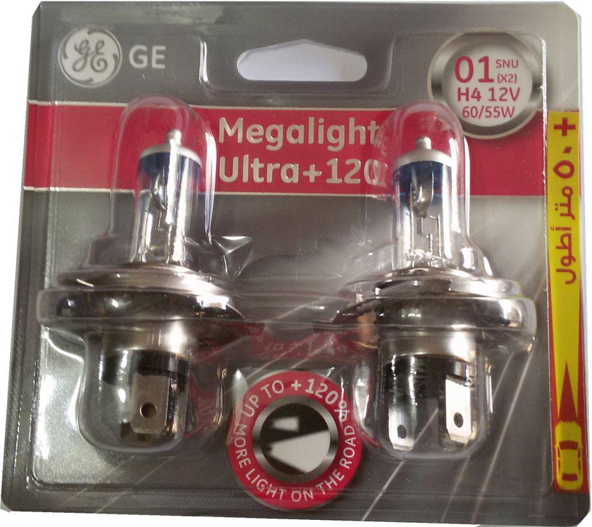 General Electric H4 Mega light Ultra+ 120