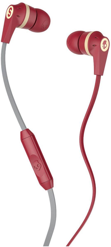 Skullcandy Ink'd In-Ear Headset- Ill Famed Red/Cream, S2IKHY-481