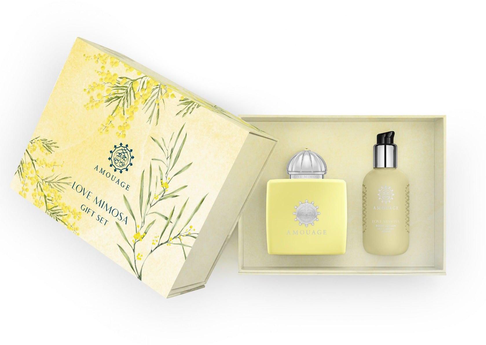 Amouage Love Mimosa - Gift Set For Women - EDP 100 ml + Body Lotion 100 ml