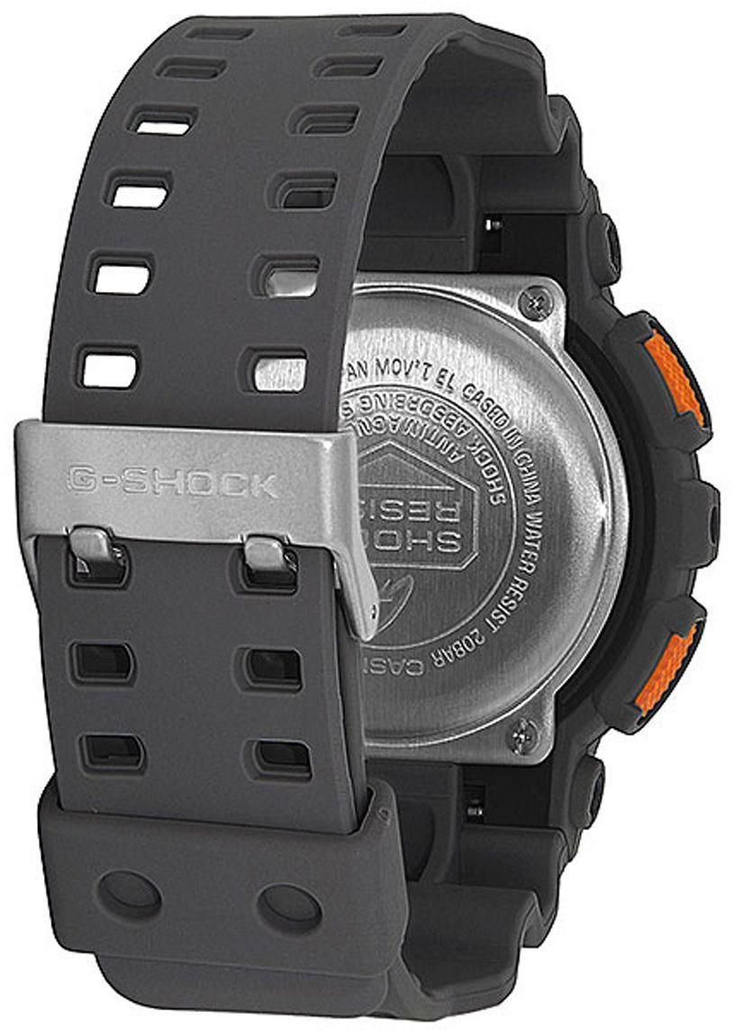 Casio G-Shock Men's Classic Analog-Digital Dial Grey & Neon watch ‫(GA-110TS-1A4)