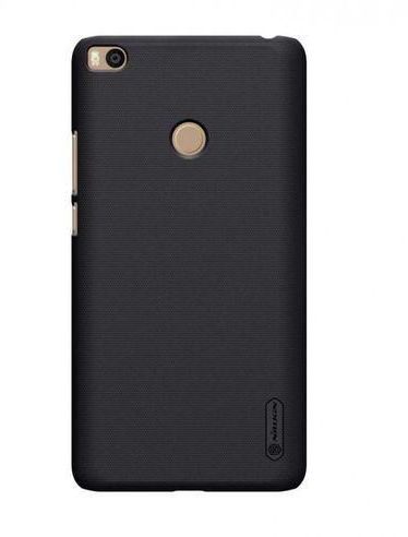 Nillkin Frosted Back Cover For Mi Max 2 + Screen Protector - Black