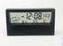 ساعة منبه رقمية، ساعة منبه إلكترونية متعددة الوظائف مع عرض درجة الحرارة والتاريخ للمكتب المنزلي اسود