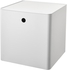 KUGGIS Storage box with lid - white 32x32x32 cm
