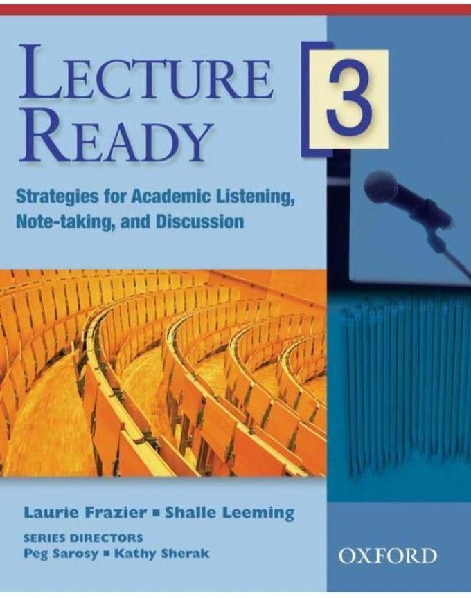 Oxford University Press Lecture Ready 3 Student Book