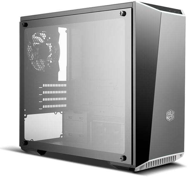 Cooler Master MasterBox Lite 3.1 TG Micro ATX Casing with Dark Mirror Front Tempered Glass Side Panel Customizable Trim Colors MCW-L3S3-KGNN-00
