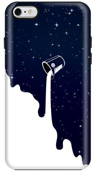 Stylizedd Apple iPhone 6Plus Premium Dual Layer Tough Case Cover Gloss Finish - Milky Way