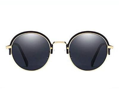 Polarized Metal Round Frame Sunglasses