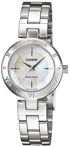 Casio Women's White Dial Stainless Steel Band Watch [LTP-1342D-7C]