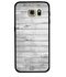 Protective Case Cover For Samsung Galaxy S6 Edge Grey Wood Pattern