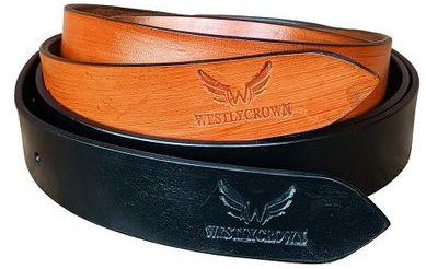 WESTLYCROWN Brown And Black Genuine Leather Belts For Men
