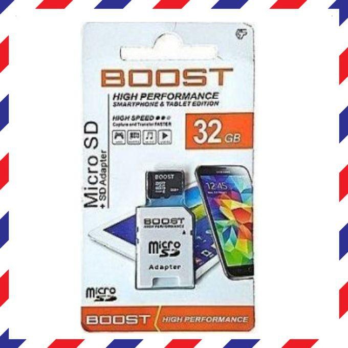 Boost Up High Super Exceptional Performance 32GB Memory Card