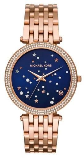 Get Michael Kors Mk3728 Analog Casual Watch For Women, 39 mm, Stainless Steel Band - Gold with best offers | Raneen.com