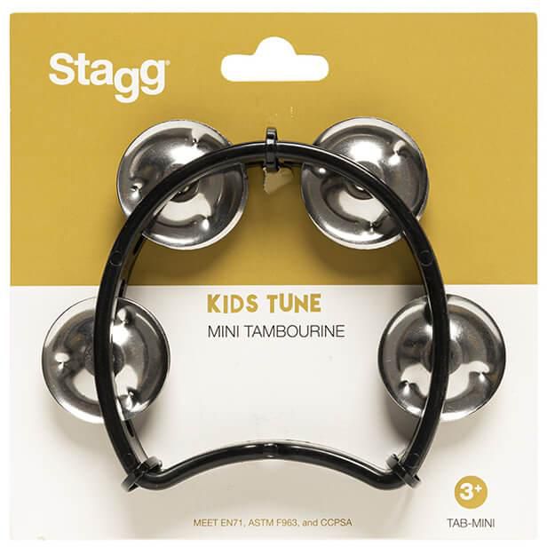 Buy Stagg Plastic Cutaway Mini Tambourine with 4 Jingles- BLACK -  Online Best Price | Melody House Dubai