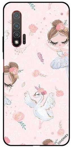 Protective Case Cover for Huawei Nova 6 5G Doly Girl And Flowers