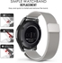 Gear S3 Watch Band, Milanese Loop Stainless Steel Bracelet Smart Watch Strap for Samsung Gear S3 Frontier / S3 Classic / Moto 360 2nd Gen 46mm Smartwatch, SILVER