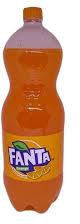 Fanta orange soda 2l