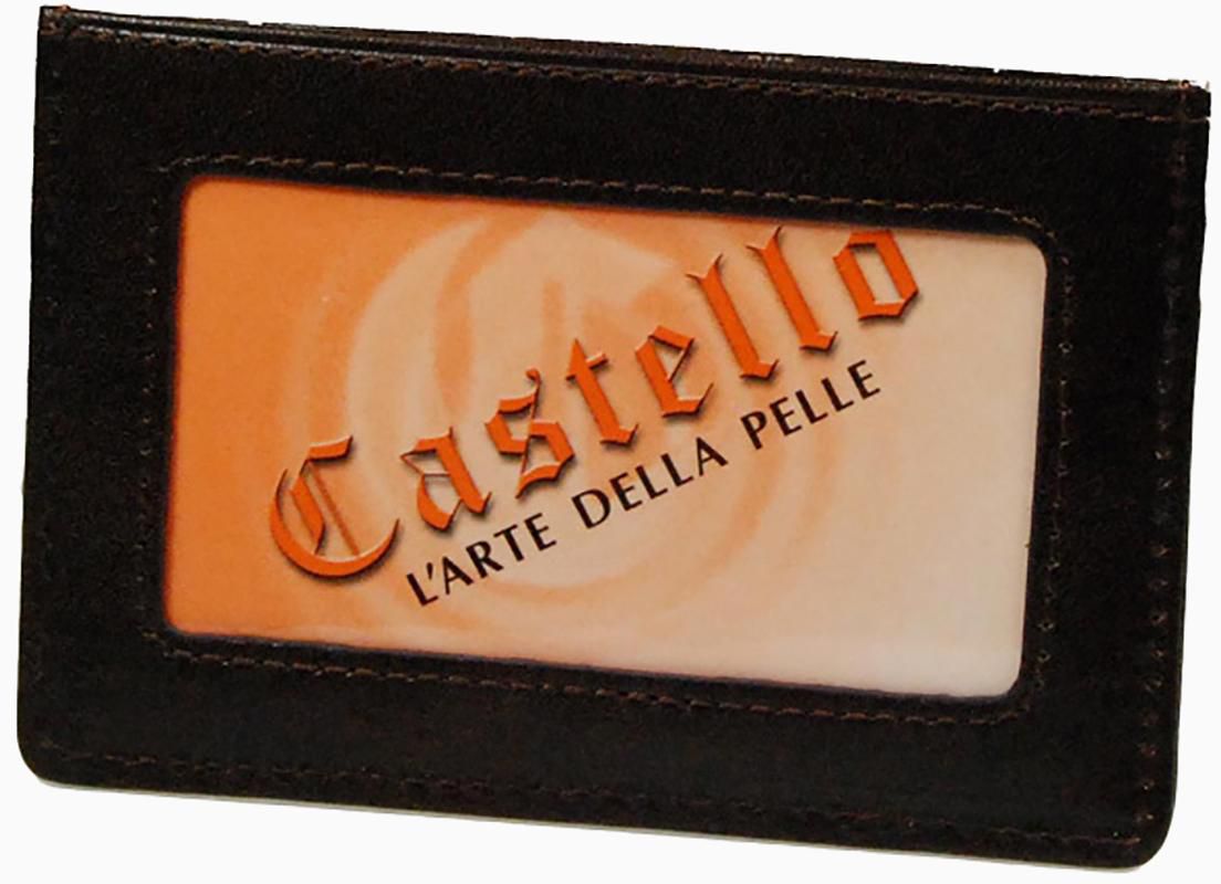 كاستيلو حافظة بطاقات من الجلد