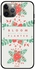 Floral Printed Case Cover -for Apple iPhone 12 Pro Off White/Red/Green Off White/Red/Green