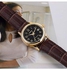 ساعة يد رسمية بعقارب طراز LTP-V002GL-1B - مقاس 25 مم - لون بني للنساء