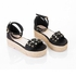 Lile Women's Fashion Flat Sandals - Black