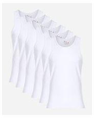 Solo Bundle Of 6 Plain Undershirt - White