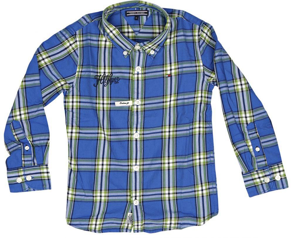 Shirt For Kids  by Tommy Hilfiger,Blue,E557124240-C,104