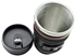 Camera Lens Cup 24-105 Coffee Tea Travel Mug Stainless Steel Thermos Lid,400ml