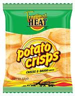 Tropical Heat Potato Crisps Cheese & Onion 200 g