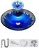 San George Design Glass Wash Basin With Mixer Cold & Hot Blue