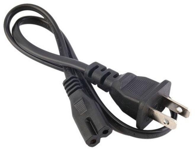 New AC Power Supply Adapter Cord Cable Connectors 2 Pin 2-prong 50cm US Plug