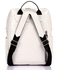 Silvio Torre Textured Shinny Leather Backpack -white