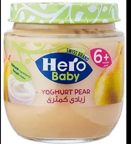 Hero Baby | Yogurt Pear Jar | 120gm