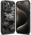 Ringke iPhone 15 Pro Max Case Cover, Fusion-X Series, Camo Black