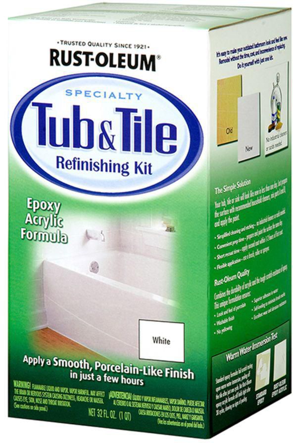 Specialty Tub And Tile Refinishing Kit White